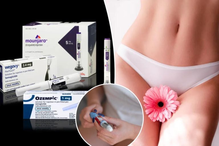 'ozempic vulva' makes women look old, mice underneath