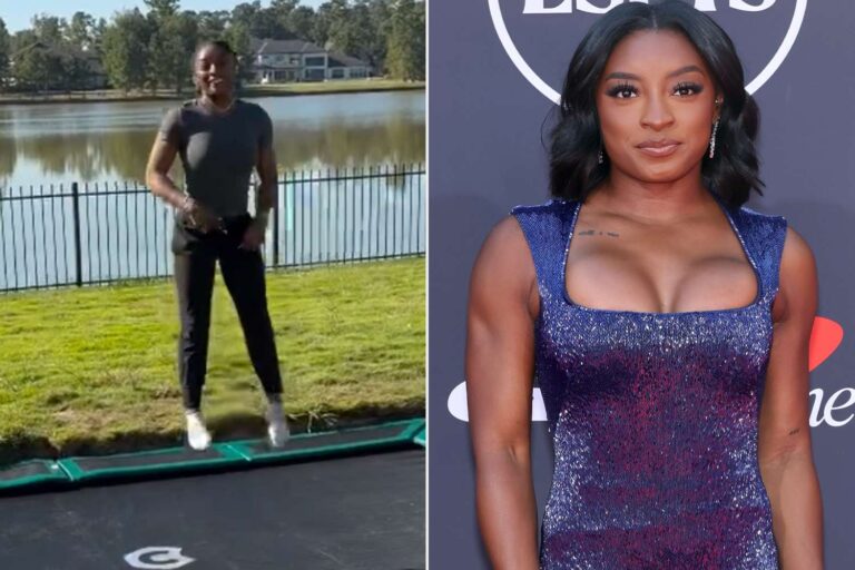 Simone biles hints at boob job with cheeky cherry emojis