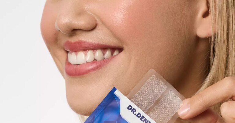Amazon's best selling 80p teeth whitening strips where 'the difference