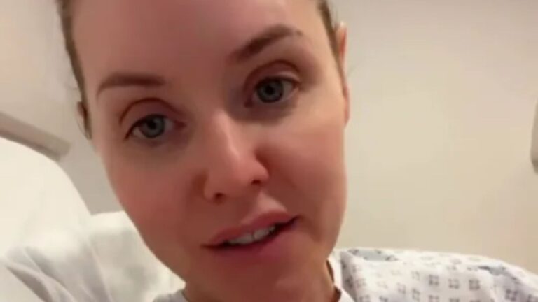 Hollyoaks star stephanie waring reveals she is in hospital for